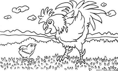 Coloring Pages of African Lion