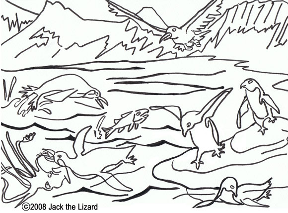 habitat coloring pages - photo #49