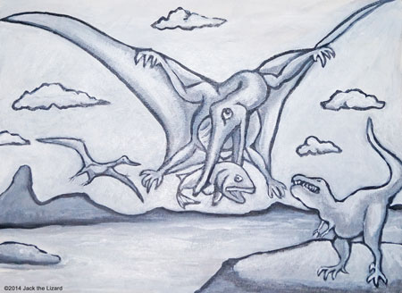 Coloring Pages of Quetzalcoatlus