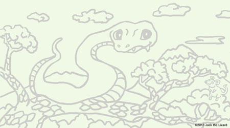 Snake Coloring on Animals In Legend Coloring Pages   Jack The Lizard Wonder World