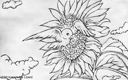 Coloring Pages of Sunfloser