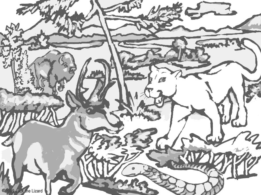 yellowstone coloring pages - photo #32